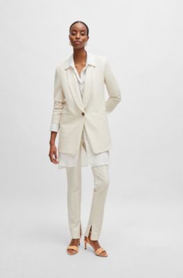 Strappy sandals in nappa leather with a 7cm heel, light pink