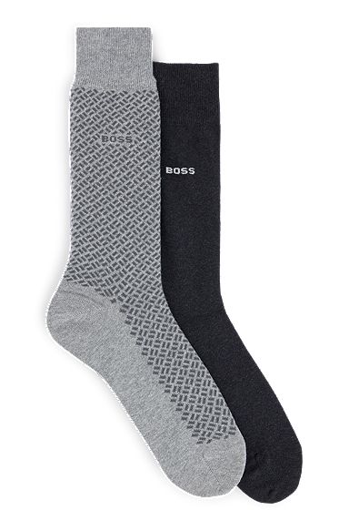 Two-pack of socks, Silver