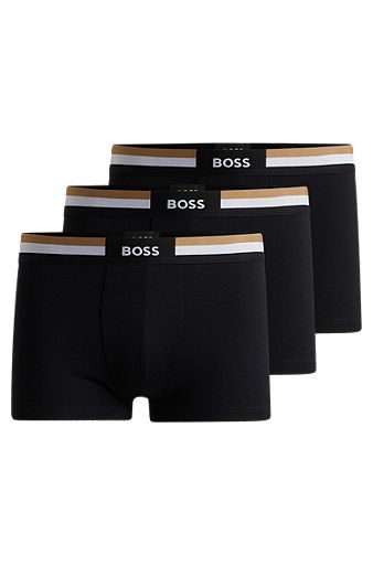 Icon Basewear Low-Rise Boxer Brief Underwear Trunks, Mens, Three-Pack  (Charcoal Gray, Small) at  Men's Clothing store