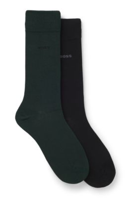 Paquete de dos pares de calcetines de largo normal, Cal