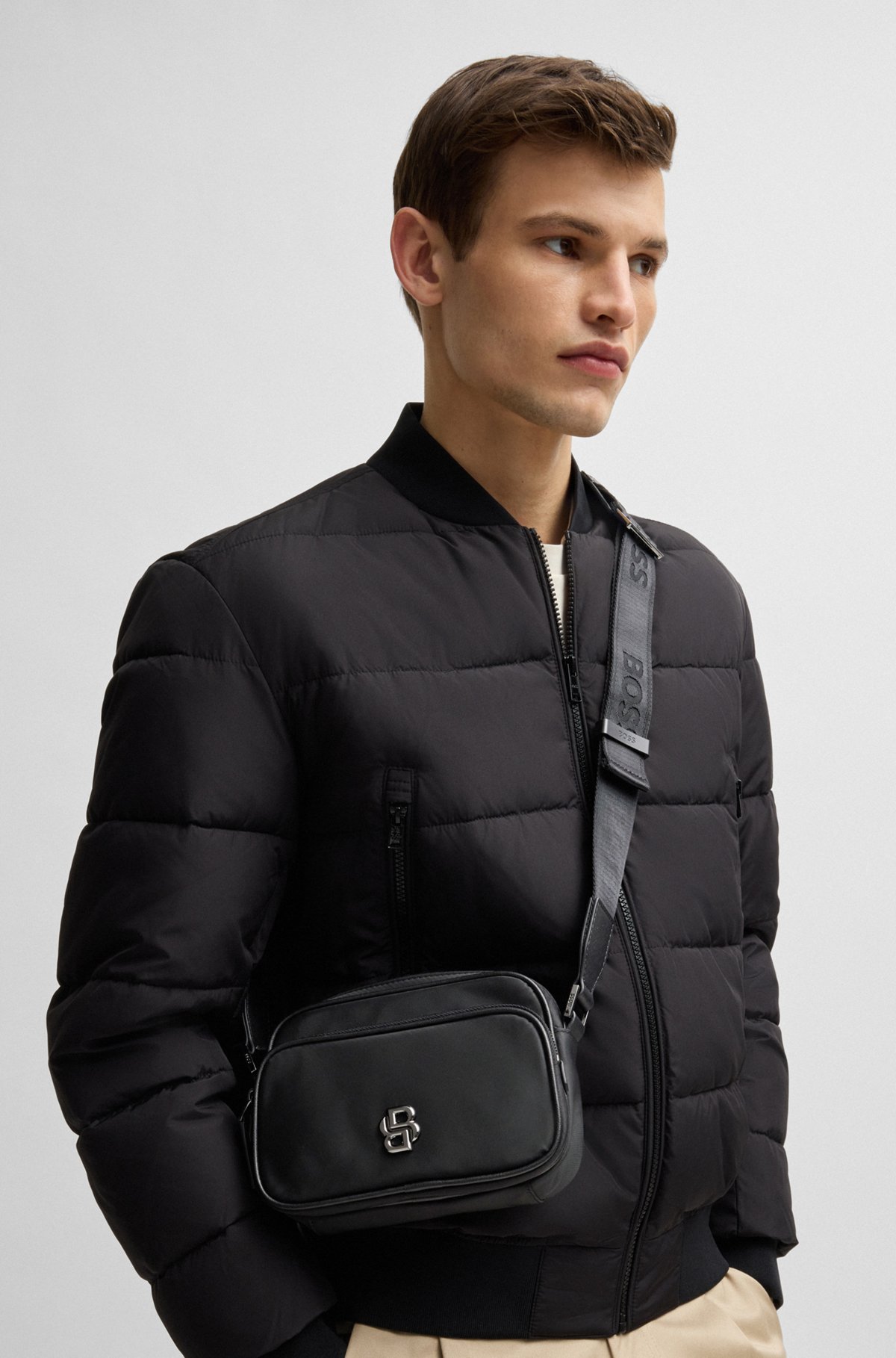 BOSS - BOSS SELECTED BY SHOHEI OHTANI Crossbody bag with BOSS - BOSS SELECTED BY SHOHEI OHTANI Crossbody bag with