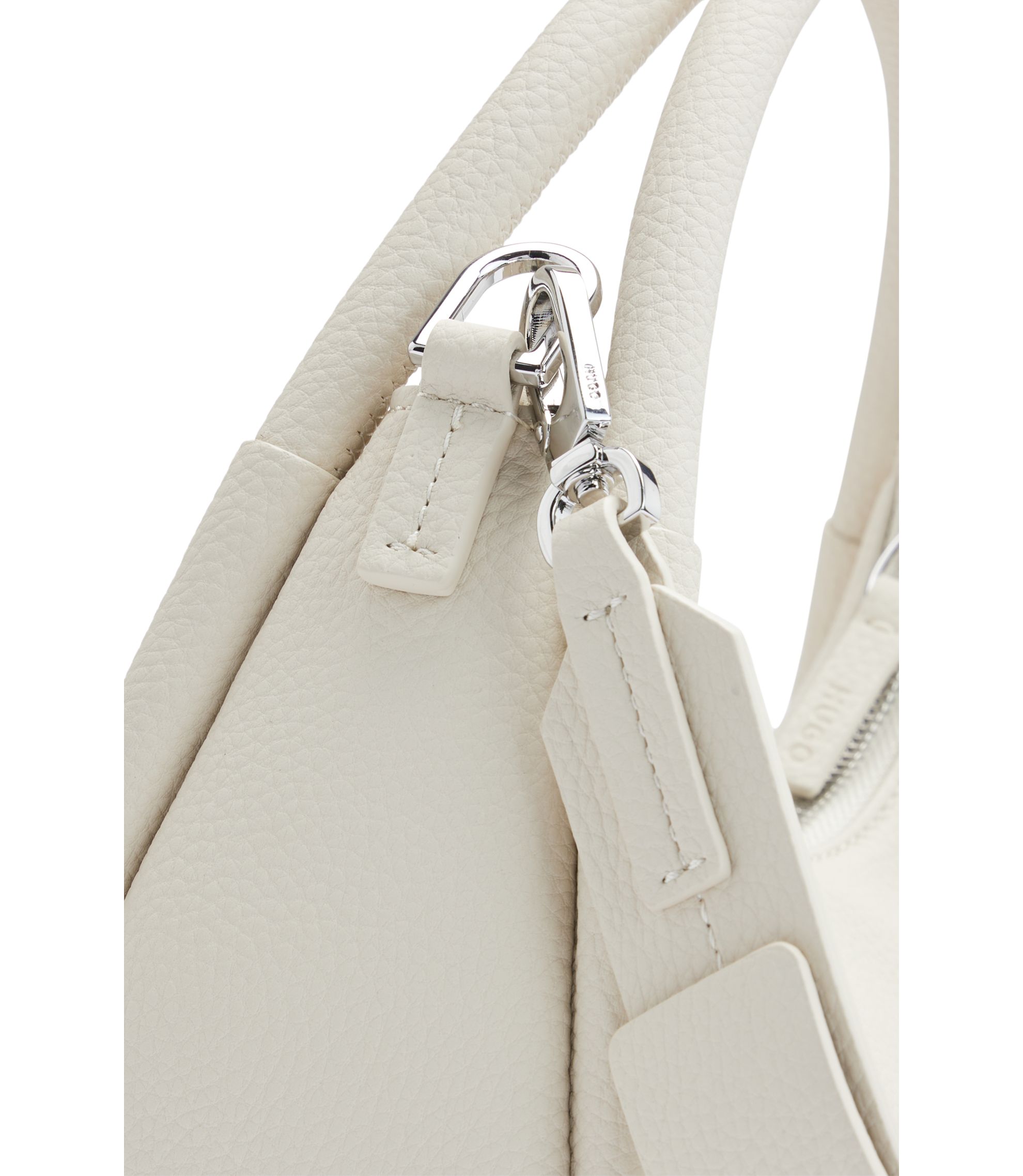 HUGOバッグ HUGO - Multi-pocket crossbody bag with contrast branding - Brown