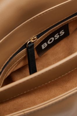 Shoulder bag with double monogram, Beige