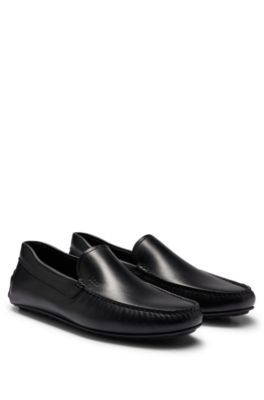 Hugo Boss Nappa-leather Moccasins With Driver Sole And Full Lining In Black 001