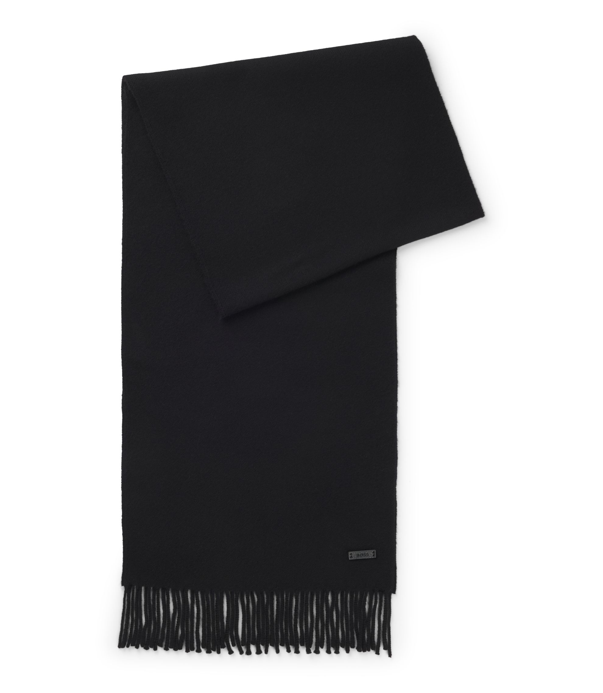 BOSS イタリア製マフラー ウール ロゴパッチ hbna50517218_001_200?wid=1980&