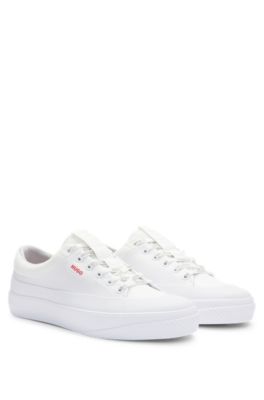 Hugo Low-top Trainers With Branded Laces In White