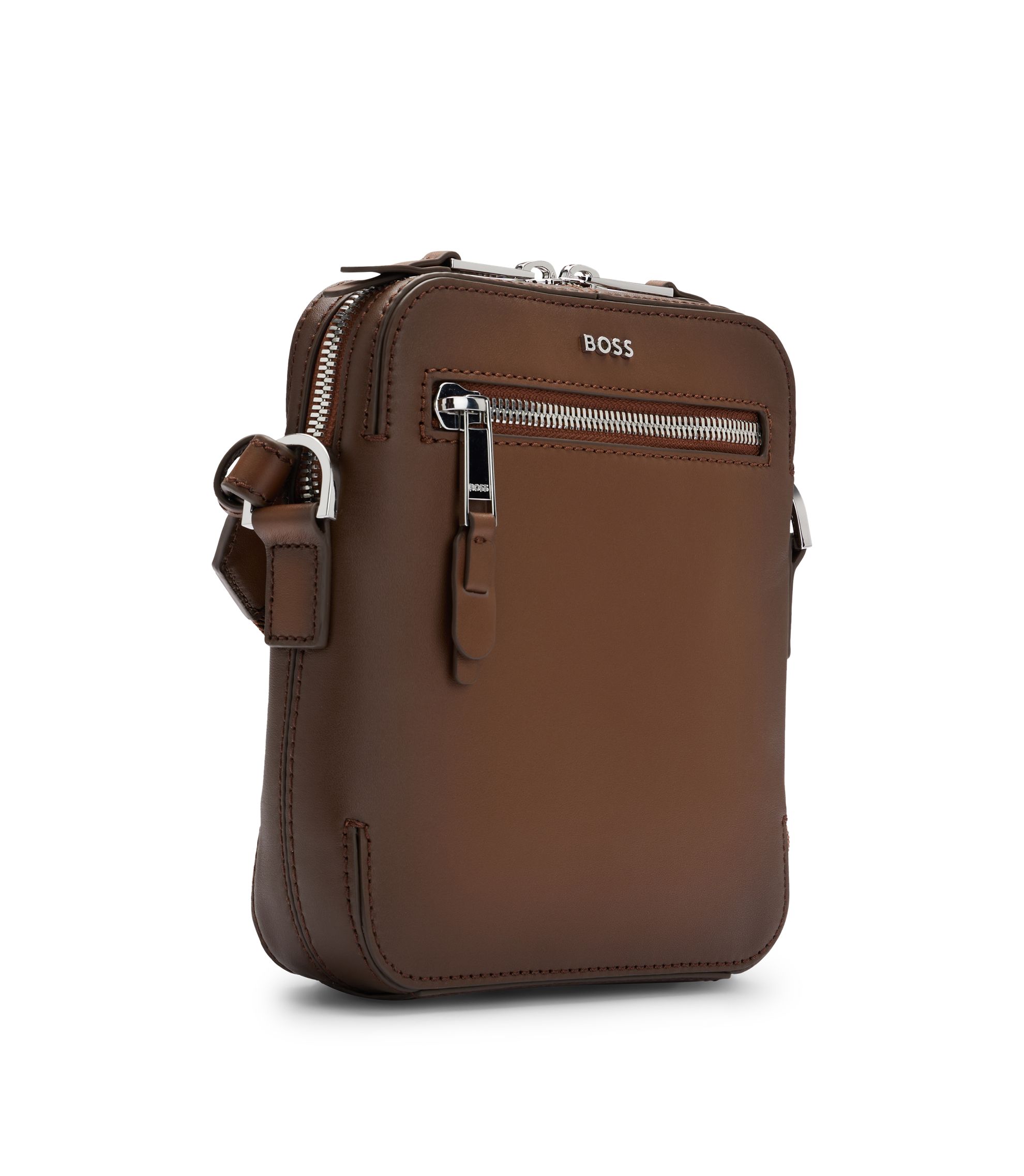 HUGO BOSS メンズ メッセンジャーバッグ レザー ブラウン used hbna50517264_210_201?wid=1980&