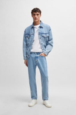 Cupsole lace-up trainers with contrast logo, White