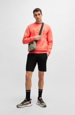 Deportivas con cordones en mezcla de materiales con piel sint&eacute;tica, Cal