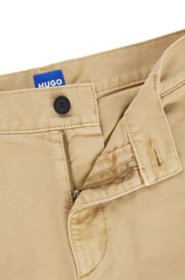 Pantalon D'été En Toile Camel HUGO BOSS Texas - Taille W33 L31 - Excellent état