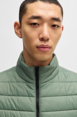 Chaleco slim fit repelente al agua con detalle de logo, Cal