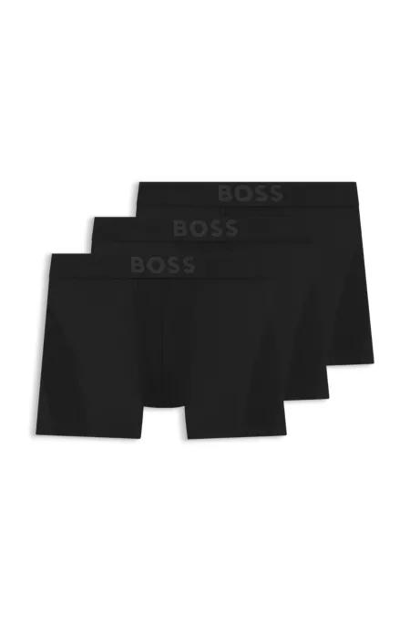 Three-pack of stretch-microfibre boxer briefs