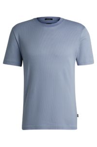 BOSS - Regular-fit T-shirt in structured cotton 