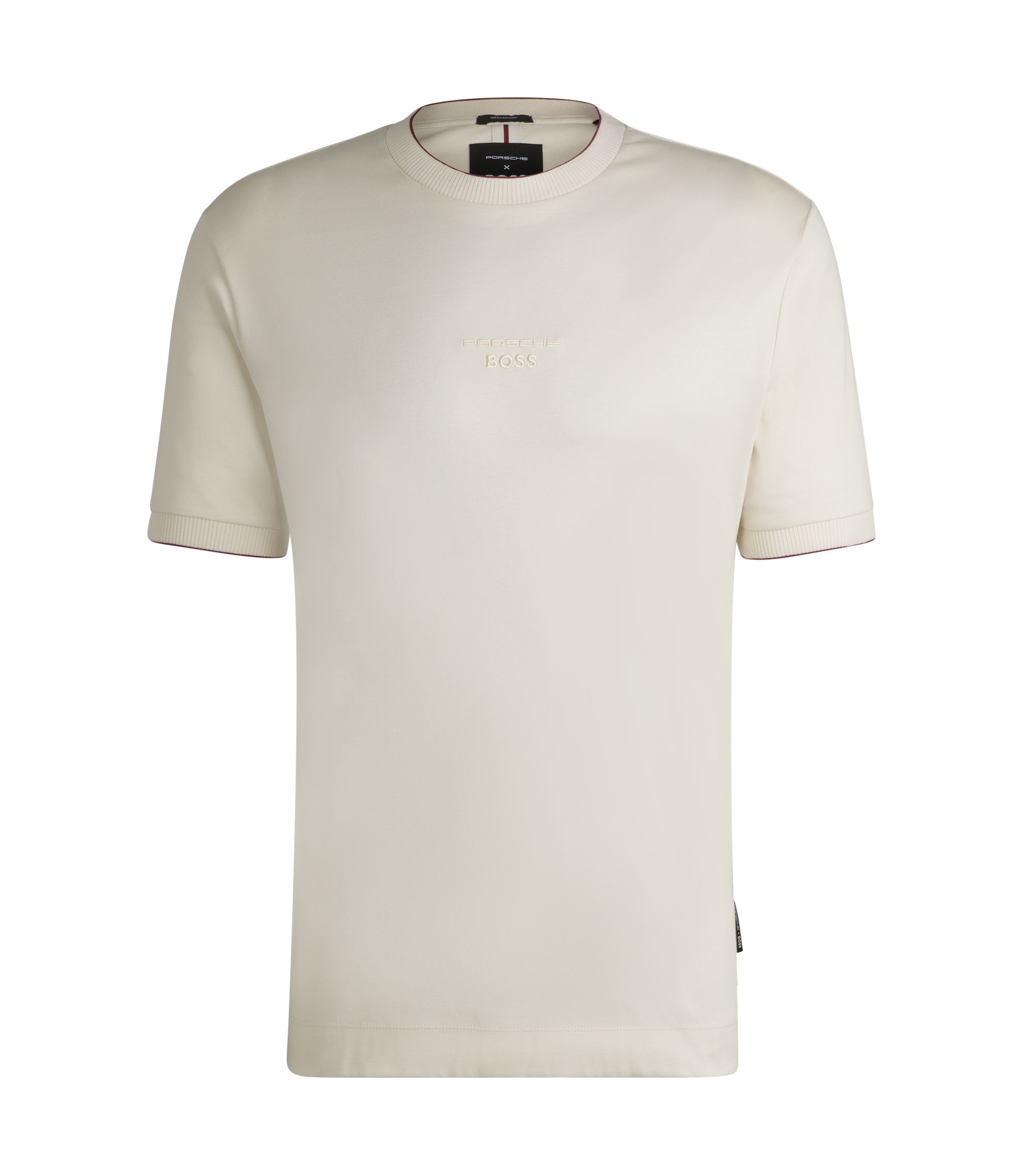 boss114　10点 BOSS - Porsche x BOSS mercerized-cotton T-shirt with special