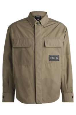 Camisa oversize fit BOSS x NFL con detalle especial de la marca, NFL Generic