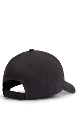 Cotton-canvas cap with rubber-print logo