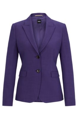 BOSS Slimfit jacket with peak lapels