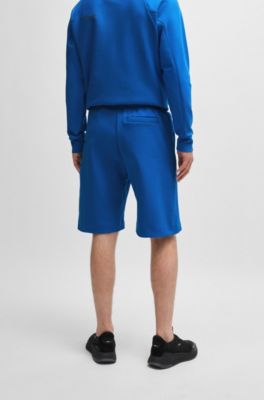 Shorts with decorative reflective logo, Light Blue