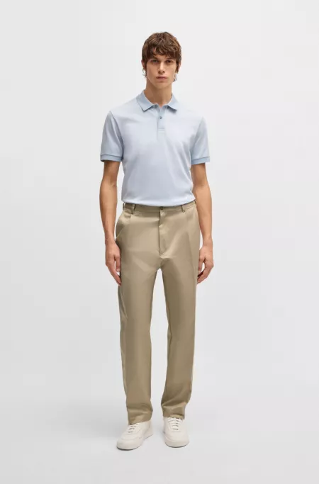 Relaxed-fit trousers in cotton twill