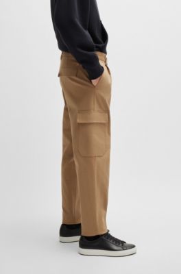 Evalia tapered cotton cargo pants