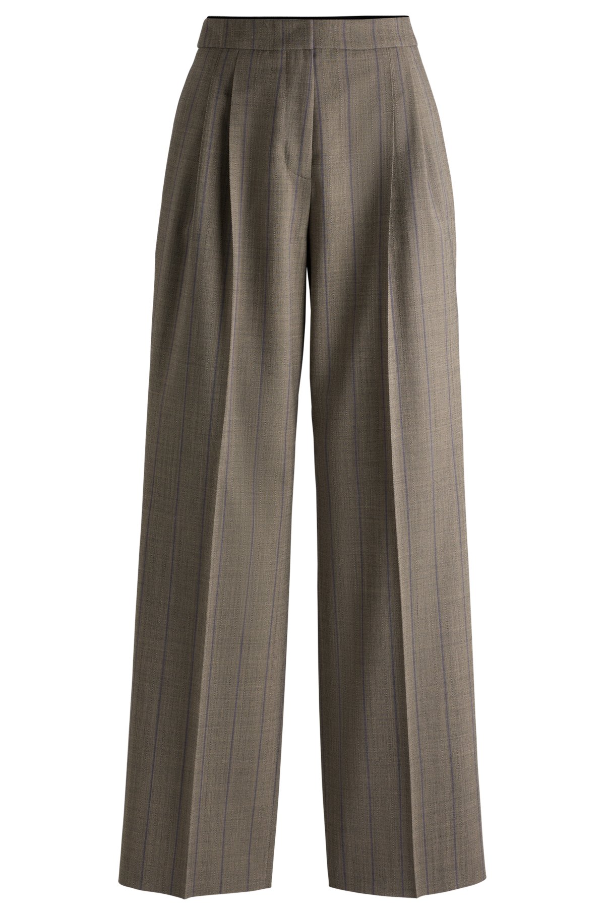 HUGO - Relaxed-fit trousers with vertical stripes - Patterned HUGO - Relaxed-fit trousers with vertical stripes - Patterned