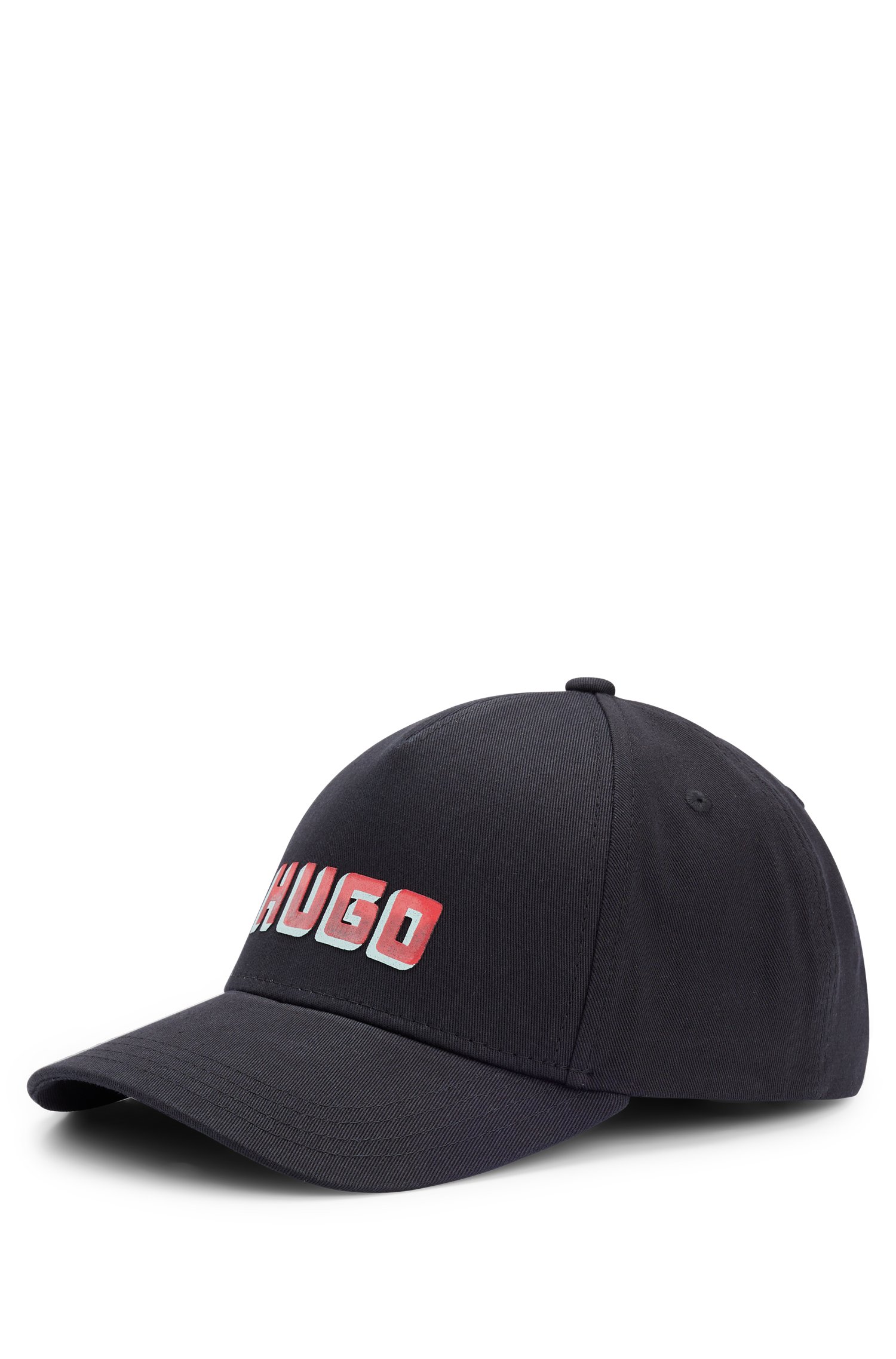 Cotton-twill five-panel cap with logo detail