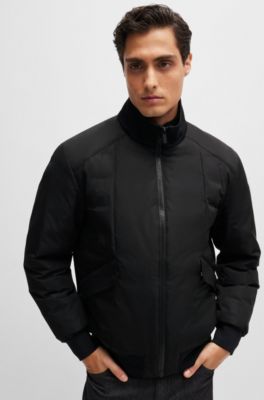 BOSS - Water-repellent regular-fit jacket with lightweight padding