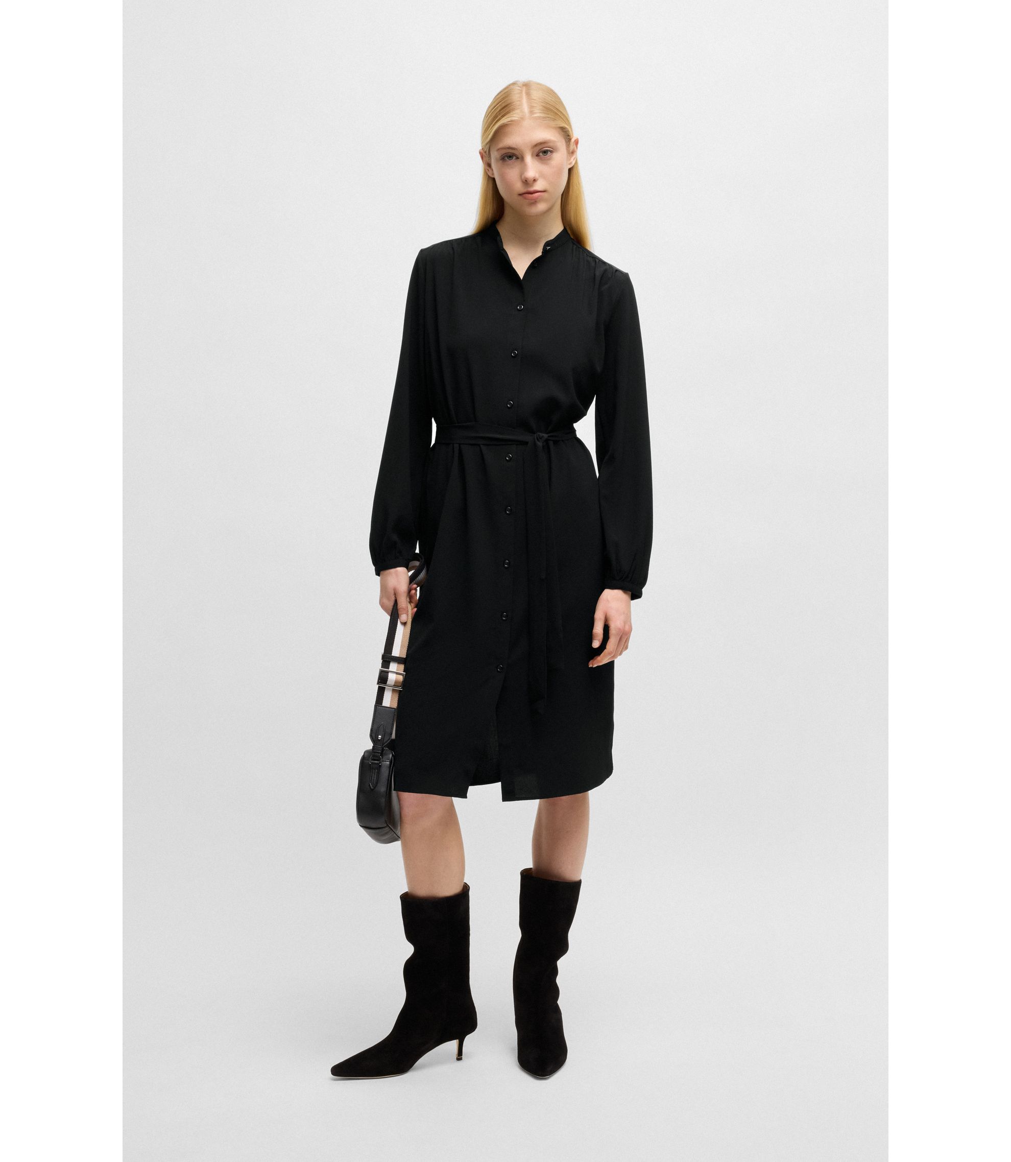 ワンピース Herlipto Mistral Belted Shirt Dress Herlipto Mistral Belted Shirt Dress