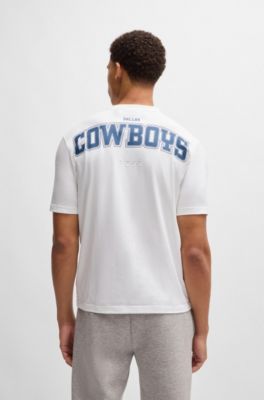 BOSS x NFL stretch-cotton T-shirt with special branding, Cowboys