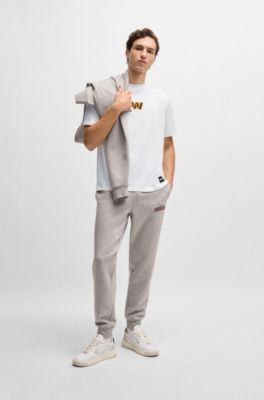 BOSS x NFL stretch-cotton T-shirt with special branding, Commanders