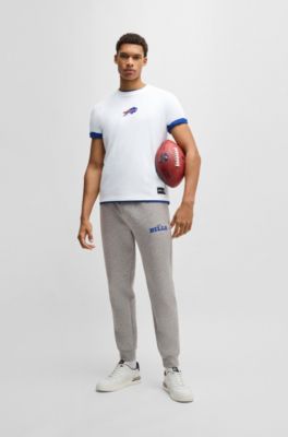 BOSS x NFL stretch-cotton T-shirt with special branding, Bills