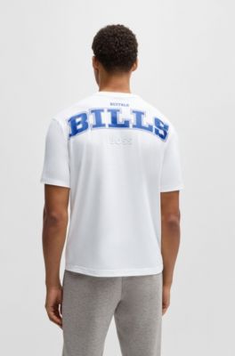 BOSS x NFL stretch-cotton T-shirt with special branding, Bills