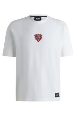 BOSS x NFL stretch-cotton T-shirt with special branding, Bears