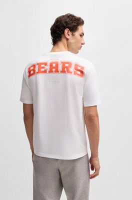 BOSS x NFL stretch-cotton T-shirt with special branding, Bears