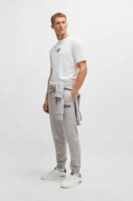 BOSS x NFL stretch-cotton T-shirt with special branding, Packers