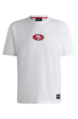 Hugo Boss Boss X Nfl Stretch Cotton Graphic T-shirt In 49ers