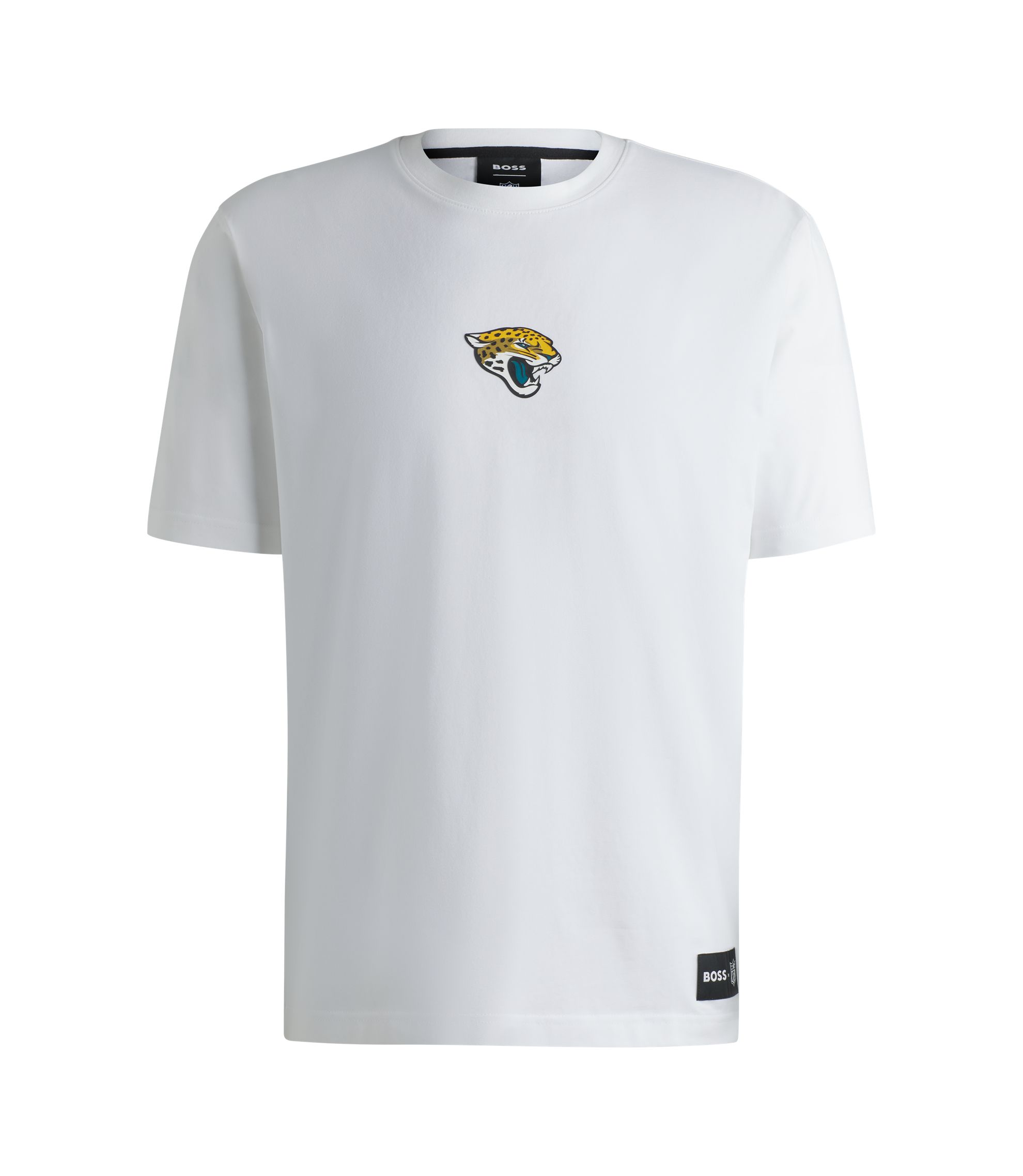 BOSS - BOSS x NFL stretch-cotton T-shirt with special