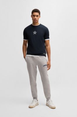 BOSS x NFL stretch-cotton T-shirt with special branding, Cowboys