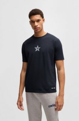 BOSS x NFL stretch-cotton T-shirt with special branding, Cowboys