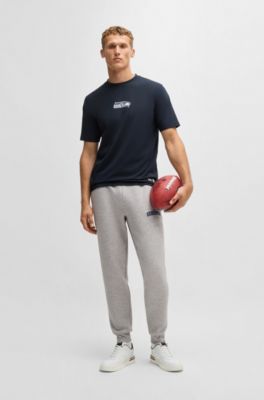 BOSS x NFL stretch-cotton T-shirt with special branding, Seahawks