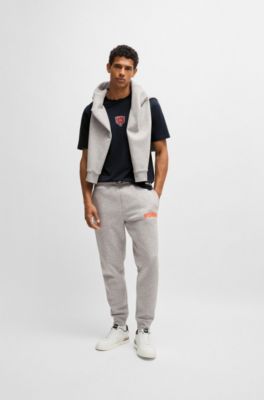 BOSS x NFL stretch-cotton T-shirt with special branding, Bears