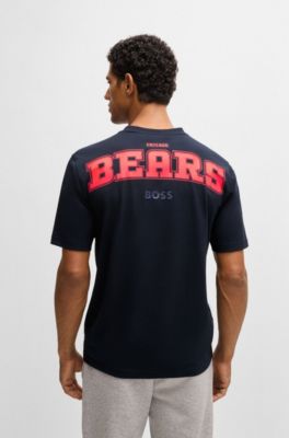 BOSS x NFL stretch-cotton T-shirt with special branding, Bears