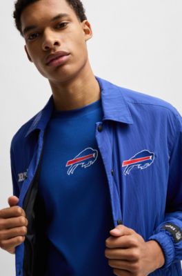 BOSS x NFL stretch-cotton T-shirt with special branding, Bills