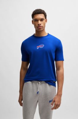 BOSS x NFL stretch-cotton T-shirt with special branding, Bills