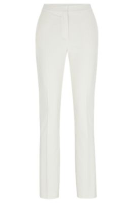 Hugo Boss Slim-leg Trousers In White