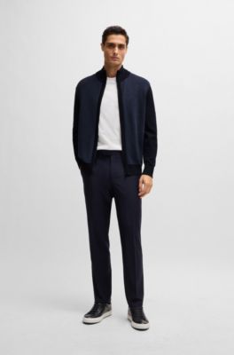 HUGO BOSS ネイビー ジップアップジャケット HUGO BOSS ネイビー