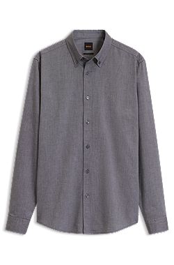 Regular-fit button-down shirt in Oxford cotton