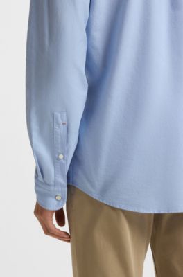 Chemise Regular en coton Oxford, bleu clair