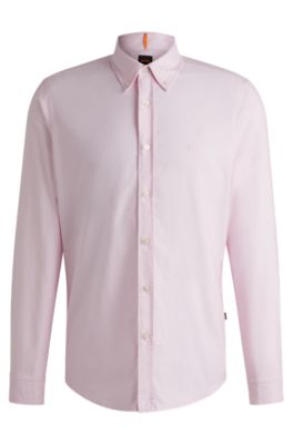 Chemise Regular en coton Oxford, Rose clair