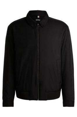 BOSS - Regular-fit jacket in water-repellent material